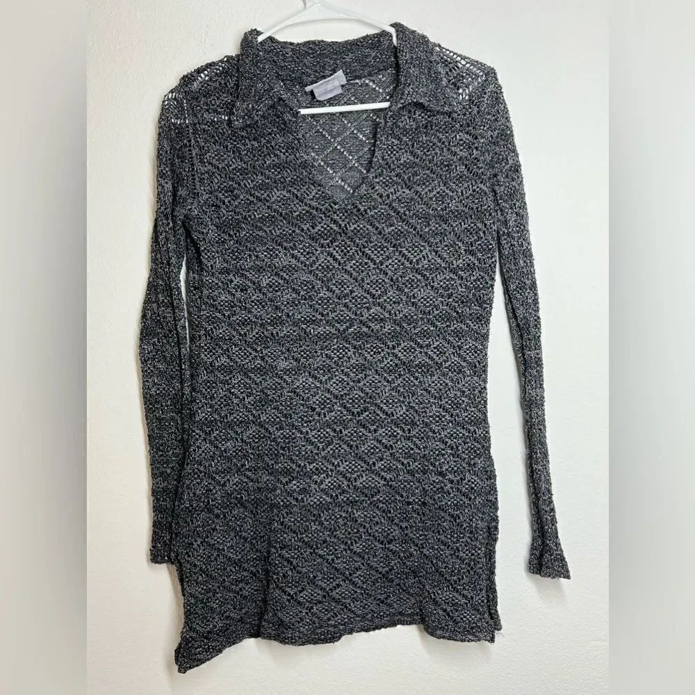 Us boys Lace Tunic/Polo/ Sweater Size M